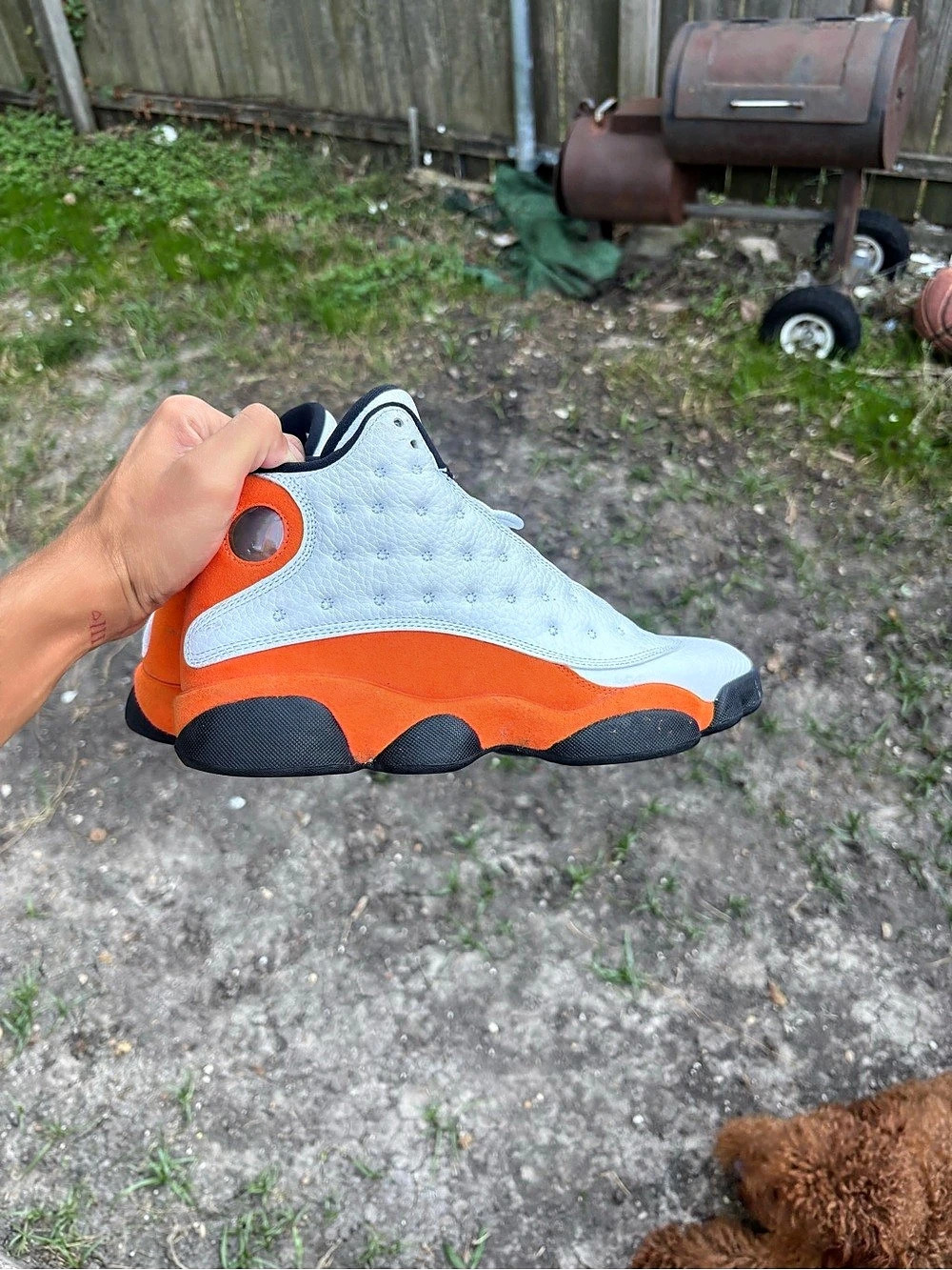 Jordan Air Jordan 13 Retro 'Starfish' Men's White & Orange US 9.5